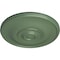 Ekena Millwork Jefferson Ceiling Medallion (Fits Canopies up to 2 7/8"), 11 3/4"OD x 3/8"P, Athenian Green CM12JEAGF - alternate 3